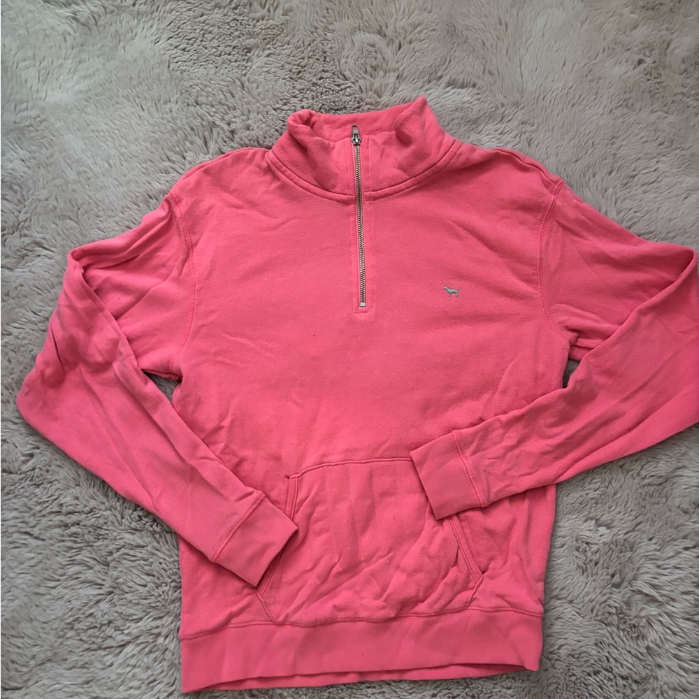 Victoria's Secret PINK Half Zip Sweatshirt Retro Y2K - Picture 2 of 5